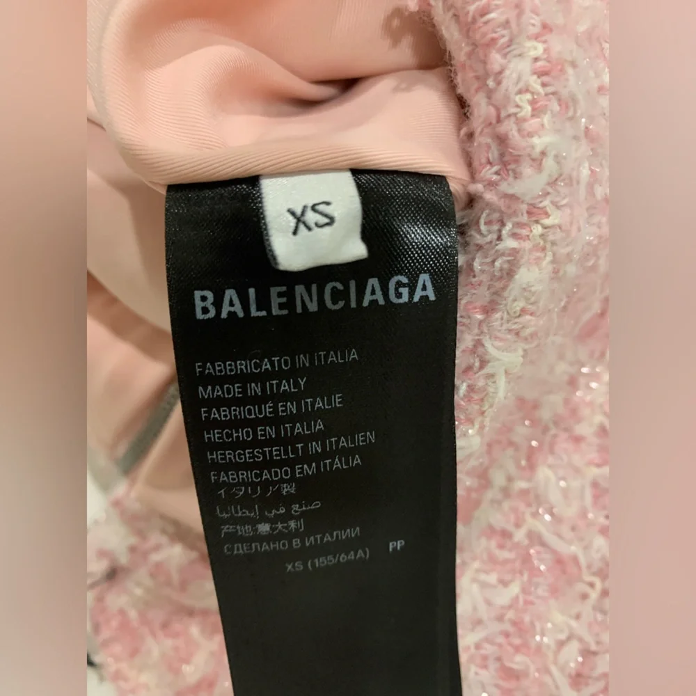 Balenciaga Cotton Tweed Mini Skirt Size XS